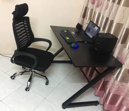 Combo bàn chân Z đen + ghế 5003 Combo bàn chân Z đen + ghế 5003
