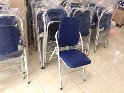 Ghế gấp da Trường Phát xanh lưng dài Ghế gấp da Trường Phát xanh lưng dài