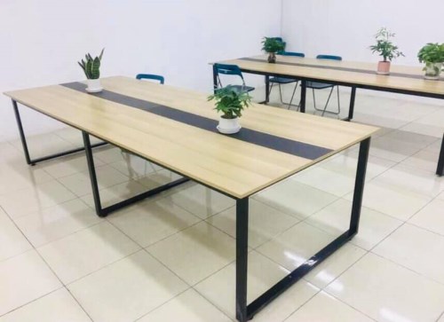 Bàn họp chân sắt 3m6x1m2 Bàn họp chân sắt 3m6x1m2
