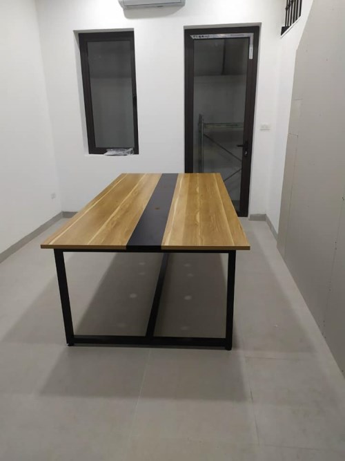 Bàn họp chân sắt 2mx1m Bàn họp chân sắt 2mx1m